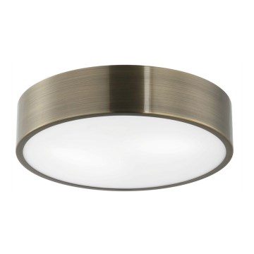 Iluminação de teto DANTE 2xE27/60W/230V diâmetro 36 cm pátina