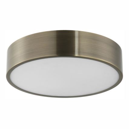 Iluminação de teto DANTE 2xE27/60W/230V diâmetro 36 cm pátina