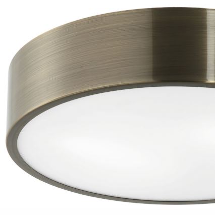 Iluminação de teto DANTE 2xE27/60W/230V diâmetro 36 cm pátina
