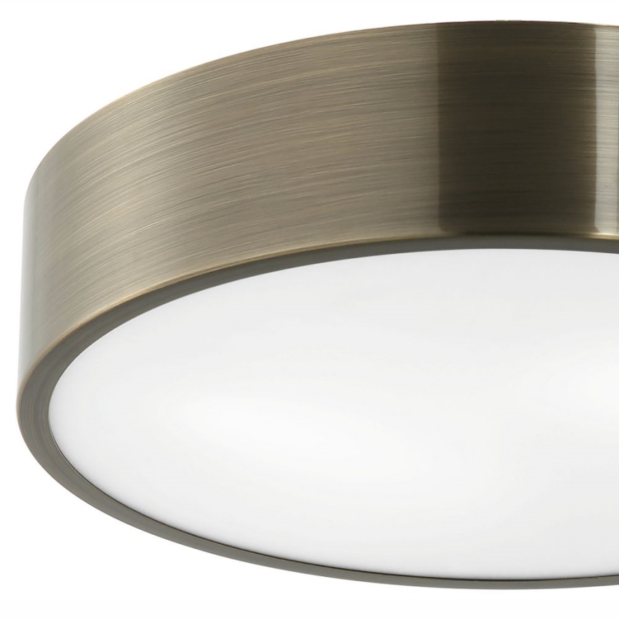 Iluminação de teto DANTE 2xE27/60W/230V diâmetro 36 cm pátina