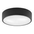 Iluminação de teto DANTE 2xE27/60W/230V diâmetro 36 cm preto