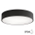 Iluminação de teto de casa de banho CLEO 3xE27/24W/230V d. 40 cm preta IP54