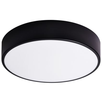 Iluminação de teto de casa de banho CLEO 3xE27/24W/230V d. 40 cm preta IP54