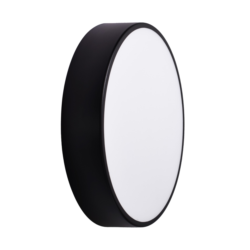 Iluminação de teto de casa de banho CLEO 3xE27/24W/230V d. 40 cm preta IP54