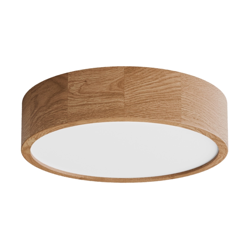 Iluminação de teto de casa de banho CLEO 3xE27/24W/230V IP54 diâmetro 37,5 cm carvalho