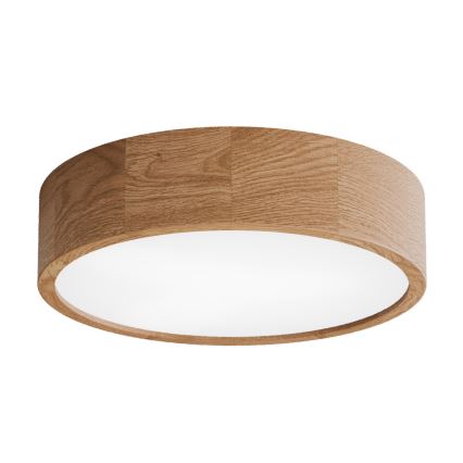 Iluminação de teto de casa de banho CLEO 3xE27/24W/230V IP54 diâmetro 37,5 cm carvalho