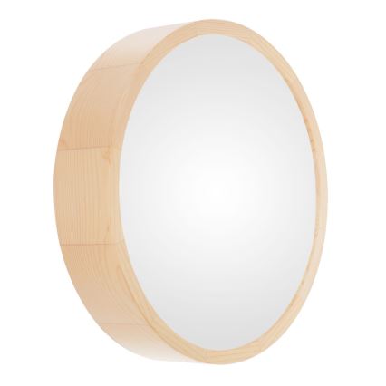 Iluminação de teto de casa de banho CLEO 3xE27/24W/230V IP54 diâmetro 37,5 cm pinho