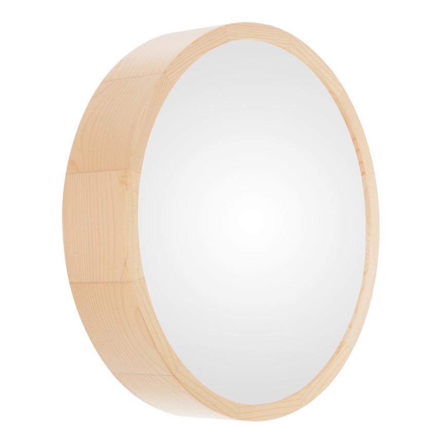 Iluminação de teto de casa de banho CLEO 3xE27/24W/230V IP54 diâmetro 37,5 cm pinho