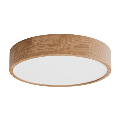 Iluminação de teto de casa de banho CLEO 4xE27/24W/230V IP54 diâmetro 47,5 cm carvalho