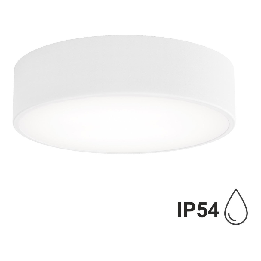 Iluminação de teto de casa de banho com sensor CLEO 2xE27/24W/230V d. 30 cm branco IP54