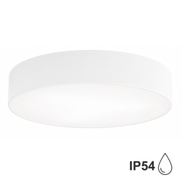 Iluminação de teto de casa de banho com sensor CLEO 3xE27/24W/230V d. 40 cm branco IP54