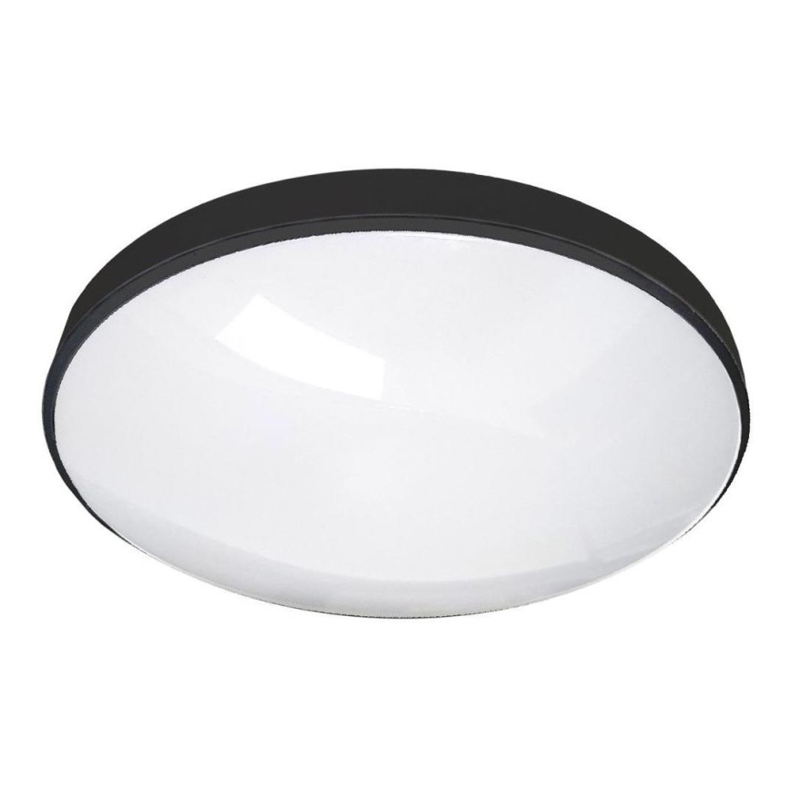 Iluminação de teto de casa de banho LED CIRCLE LED/12W/230V 4000K diâmetro 25 cm IP44 preto