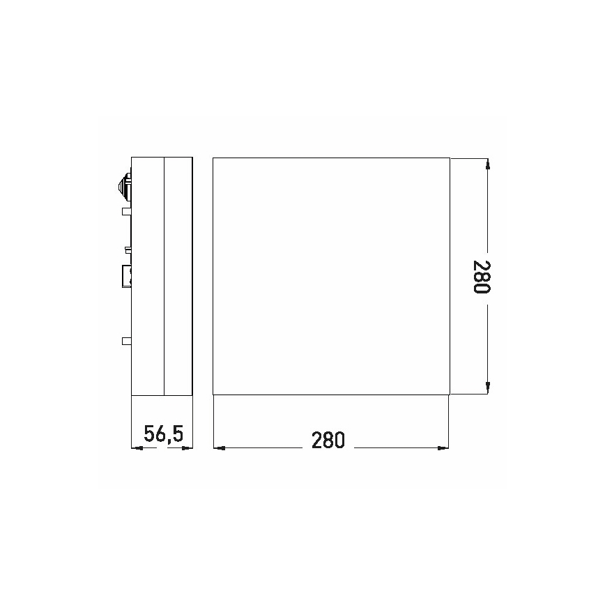 Iluminação de teto de casa de banho LED LED/18W/230V 3000/4000/6000K 28x28 cm IP44