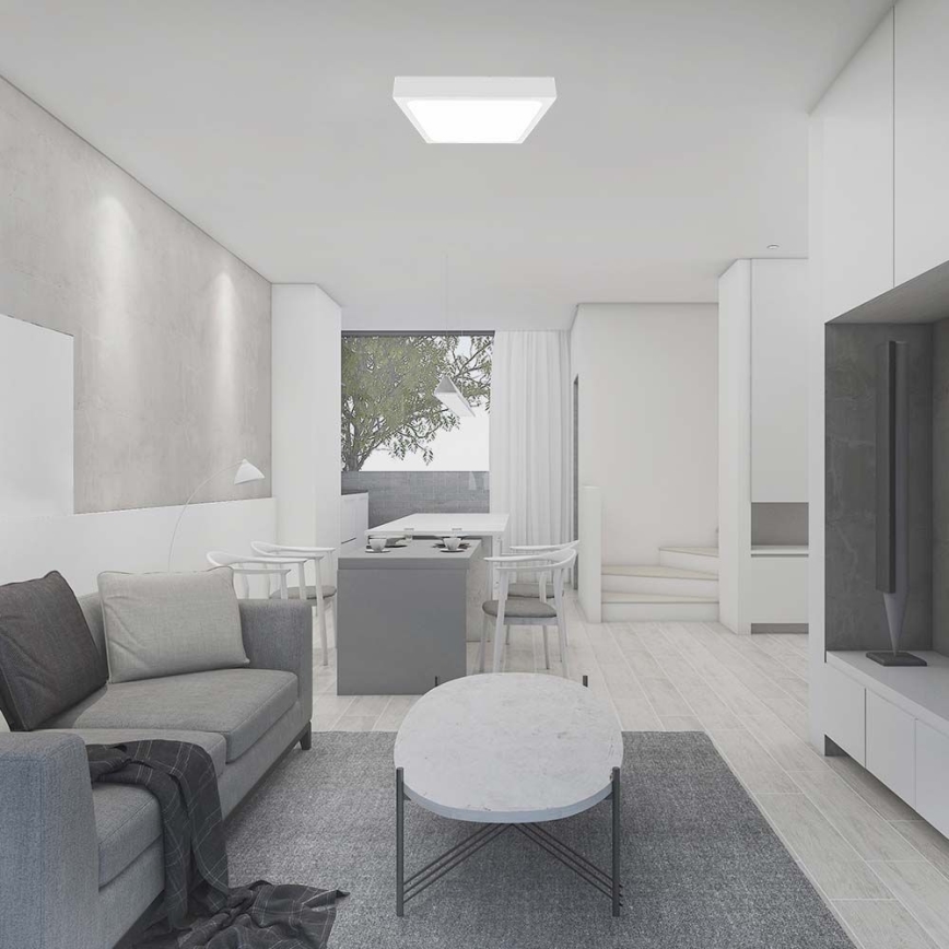 Iluminação de teto de casa de banho LED LED/18W/230V 3000K IP44 branco