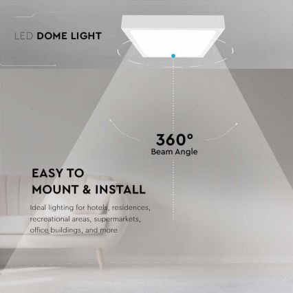 Iluminação de teto de casa de banho LED LED/18W/230V 3000K IP44 branco