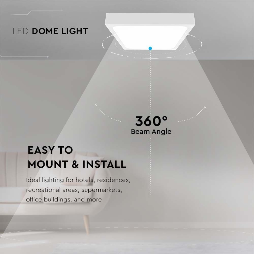 Iluminação de teto de casa de banho LED LED/18W/230V 3000K IP44 branco
