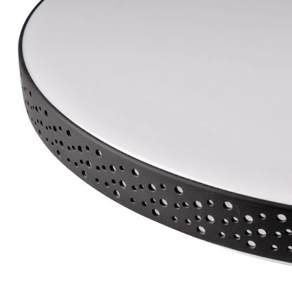 Iluminação de teto de casa de banho LED MOON LED/18W/230V preto IP44