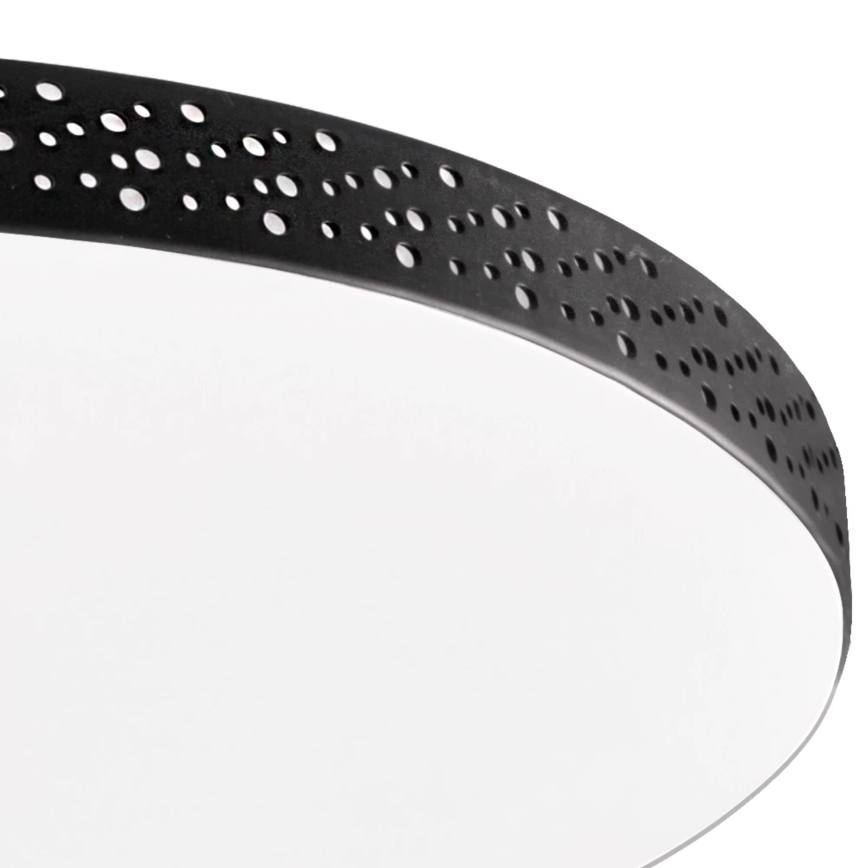Iluminação de teto de casa de banho LED MOON LED/18W/230V preto IP44
