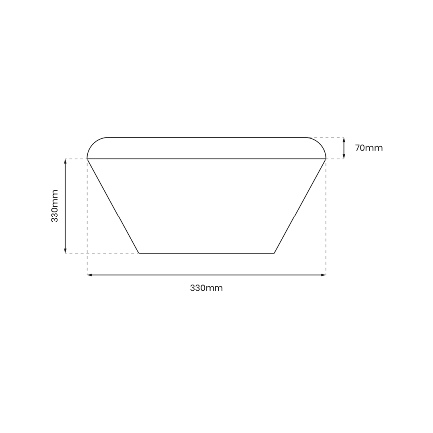 Iluminação de teto de casa de banho LED NEMO LED/17W/230V IP44 preto