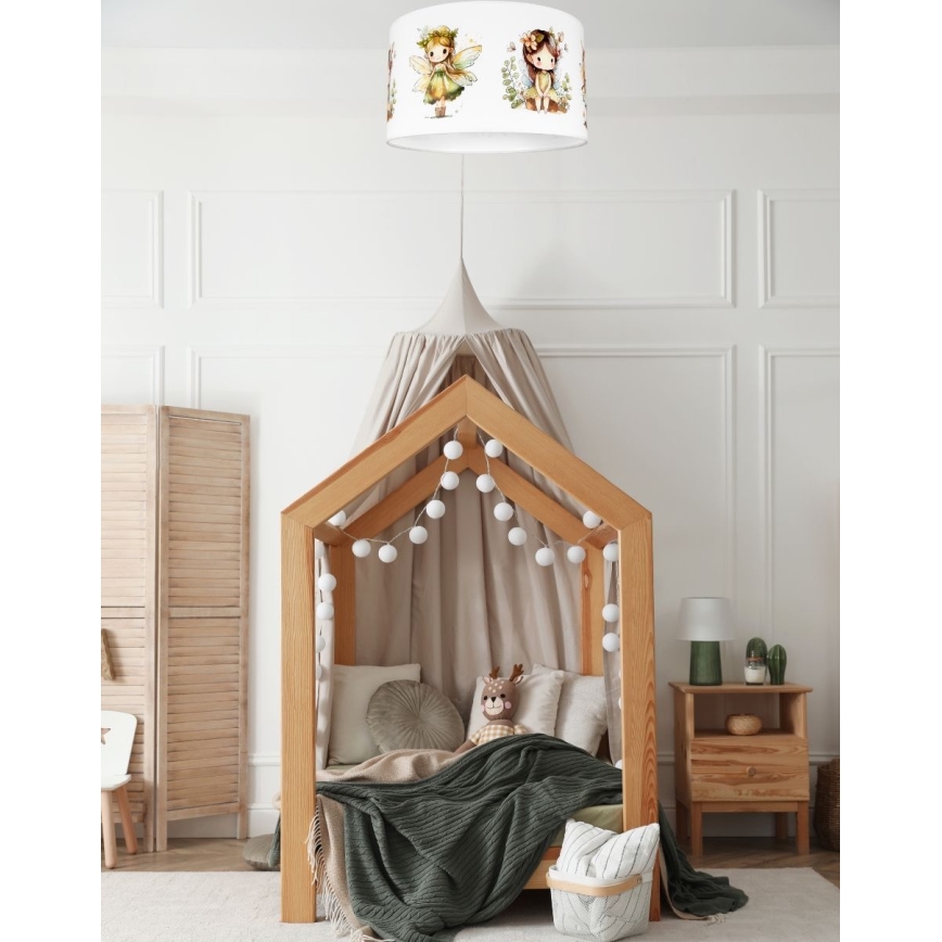 Iluminação de teto de criança FAIRIES 1xE27/60W/230V