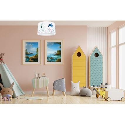 Iluminação de teto de criança OCEAN 1xE27/60W/230V