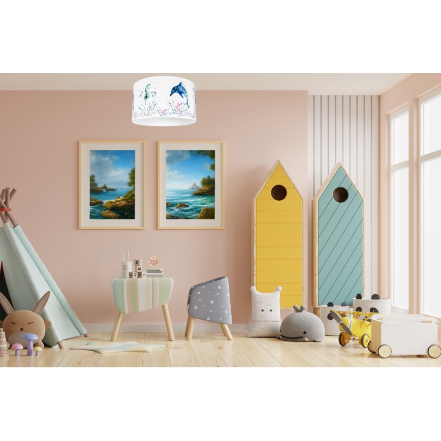Iluminação de teto de criança OCEAN 1xE27/60W/230V