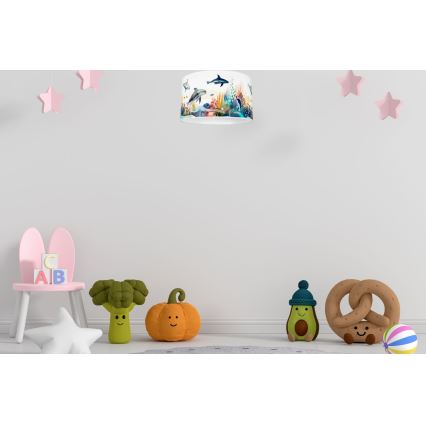 Iluminação de teto de criança OCEAN 1xE27/60W/230V