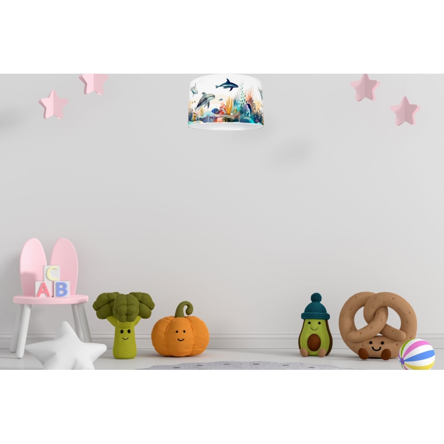 Iluminação de teto de criança OCEAN 1xE27/60W/230V