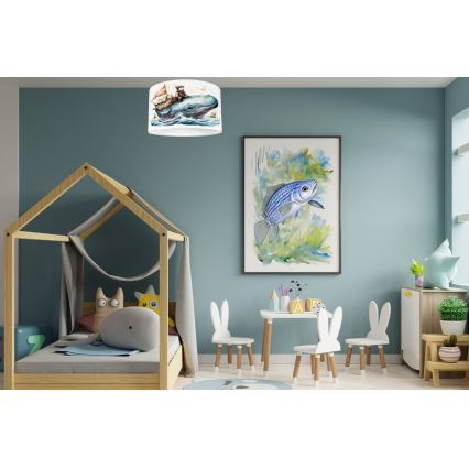 Iluminação de teto de criança OCEAN 1xE27/60W/230V