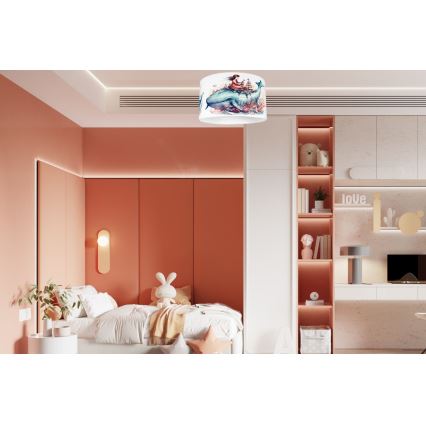 Iluminação de teto de criança OCEAN 1xE27/60W/230V