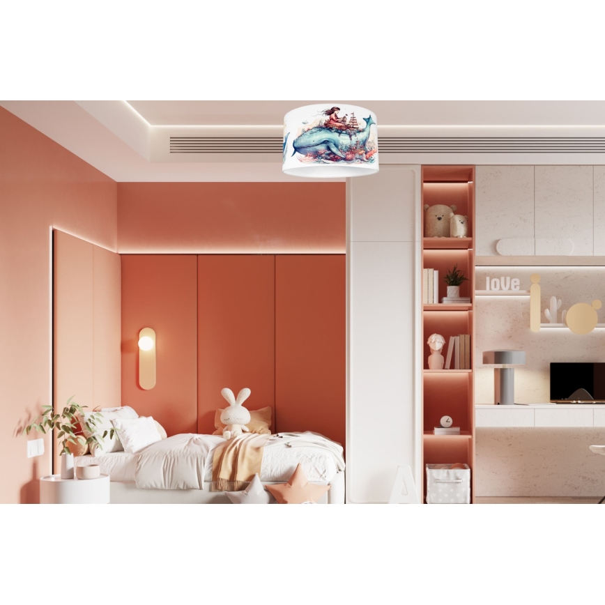 Iluminação de teto de criança OCEAN 1xE27/60W/230V