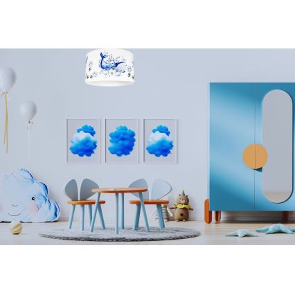 Iluminação de teto de criança OCEAN 1xE27/60W/230V