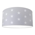 Iluminação de teto de criança STARS GREY 2xE27/60W/230V cinzenta