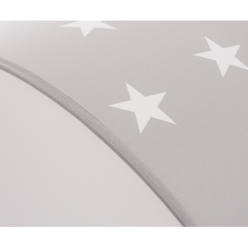 Iluminação de teto de criança STARS GREY 2xE27/60W/230V cinzenta