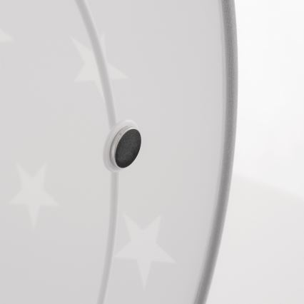 Iluminação de teto de criança STARS GREY 2xE27/60W/230V cinzenta
