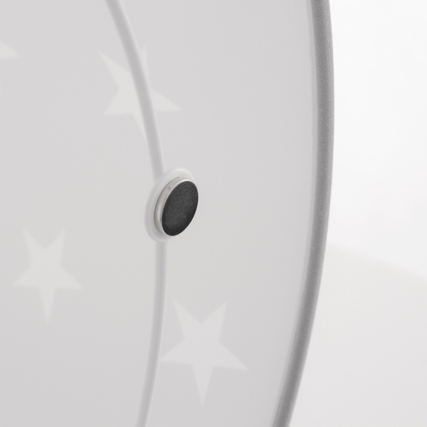 Iluminação de teto de criança STARS GREY 2xE27/60W/230V cinzenta