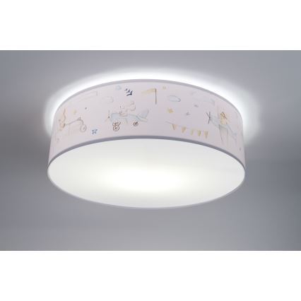 Iluminação de teto de criança SWEET DREAMS 2xE27/60W/230V diâmetro 40 cm