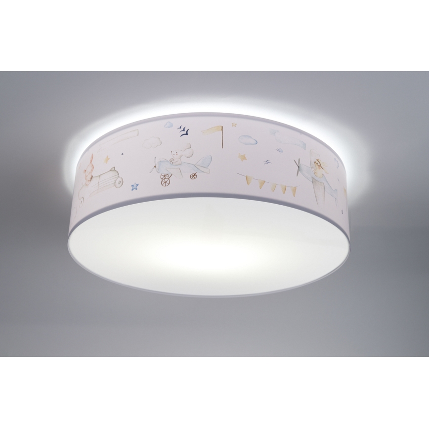 Iluminação de teto de criança SWEET DREAMS 2xE27/60W/230V diâmetro 40 cm