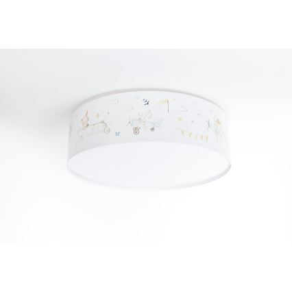 Iluminação de teto de criança SWEET DREAMS 2xE27/60W/230V diâmetro 40 cm
