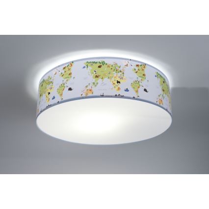 Iluminação de teto de criança SWEET DREAMS 2xE27/60W/230V diâmetro 40 cm
