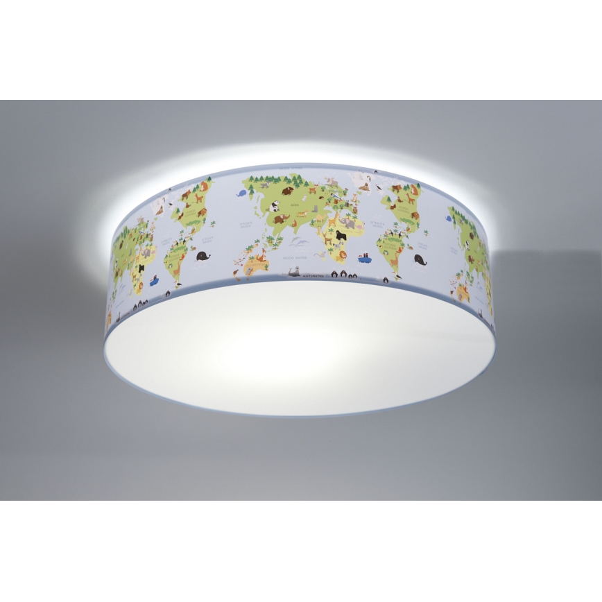 Iluminação de teto de criança SWEET DREAMS 2xE27/60W/230V diâmetro 40 cm