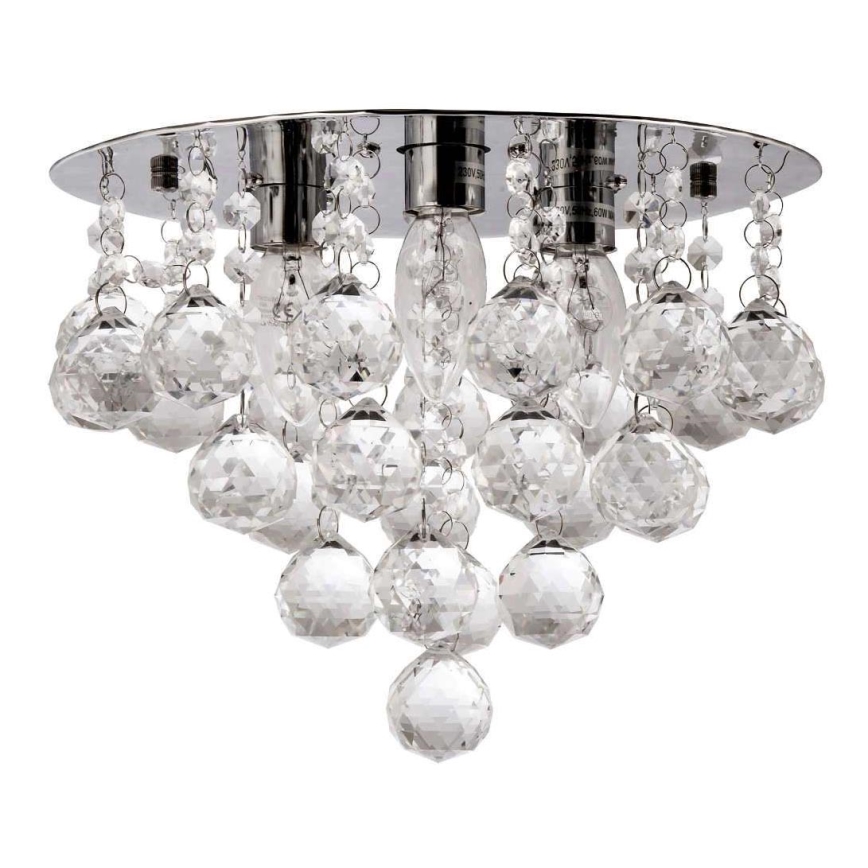 Iluminação de teto de cristal 3xE14/60W/230V
