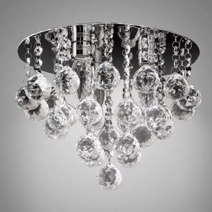 Iluminação de teto de cristal 3xE14/60W/230V