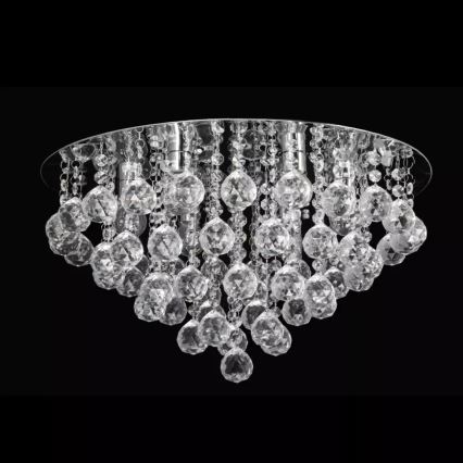 Iluminação de teto de cristal 6xE14/60W/230V