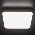 Iluminação de teto de trabalho LED com sensor de movimento IPER LED/10W/230V IK10 IP65 angular branco