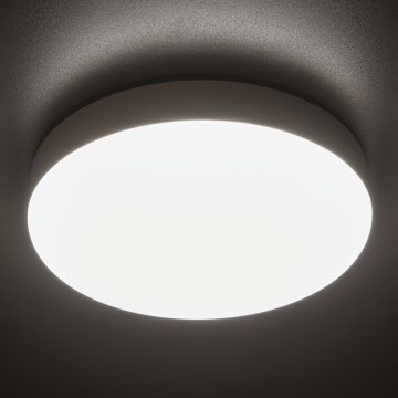 Iluminação de teto de trabalho LED com sensor de movimento IPER LED/10W/230V IK10 IP65 redondo branco