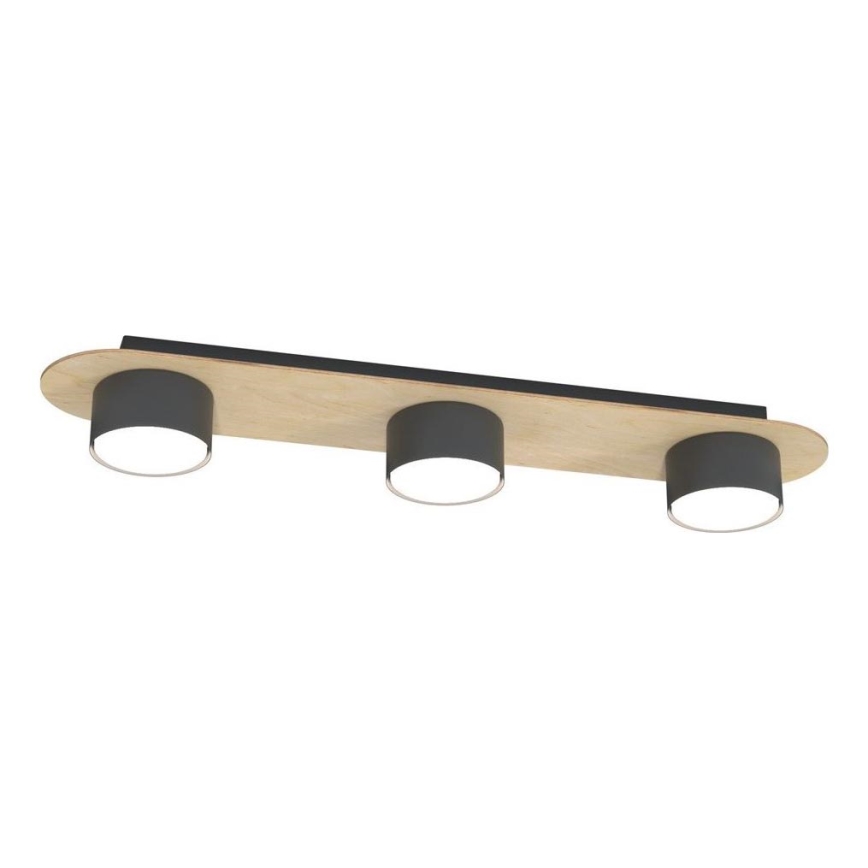 Iluminação de teto DIAZ 3xGX53/12W/230V preto/castanho