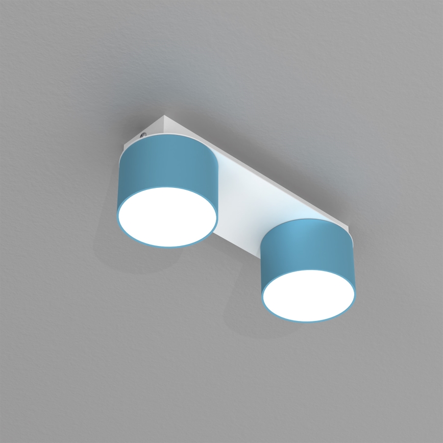 Iluminação de teto DIXIE 2xGX53/11W/230V azul
