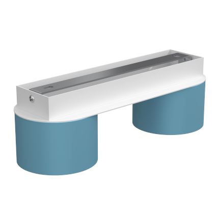 Iluminação de teto DIXIE 2xGX53/11W/230V azul