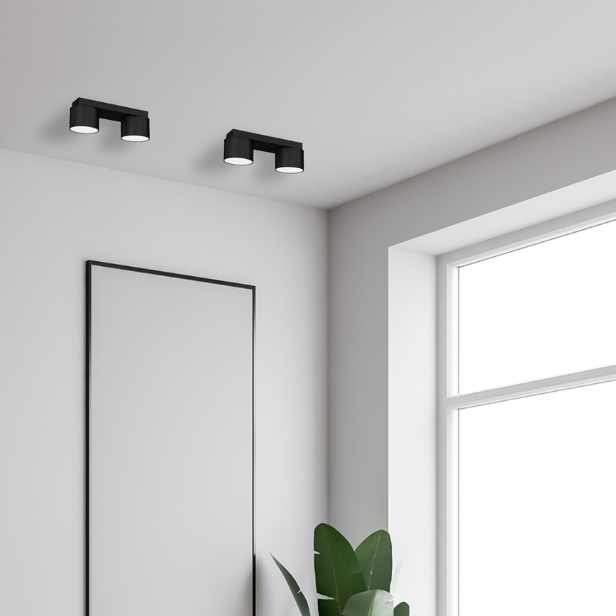 Iluminação de teto DIXIE 2xGX53/11W/230V preta